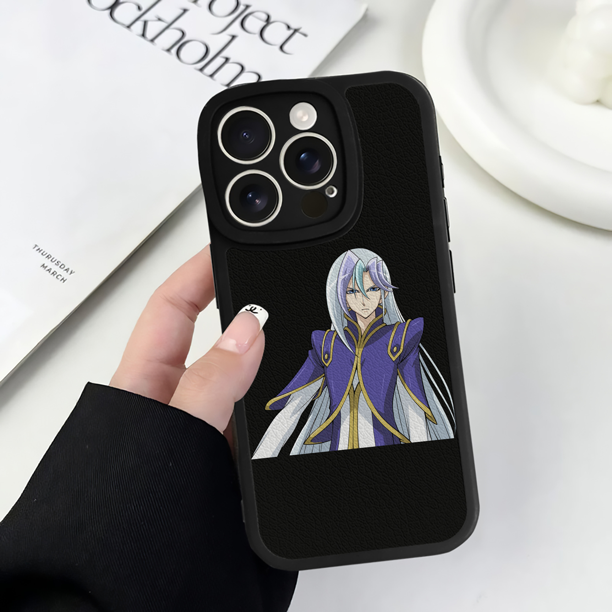 （画像用） 遊☆戯☆王 Yu-Gi-Oh! 【iPhone 16シリーズ対応】シリコンスマホケース（レザー調） 材質：シリコン